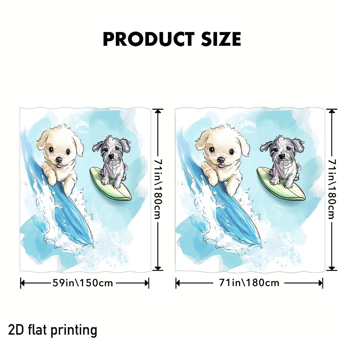 Adorable Dog Shower Curtain Cu - Adorable Home Bathroom Ideas 评论和价格