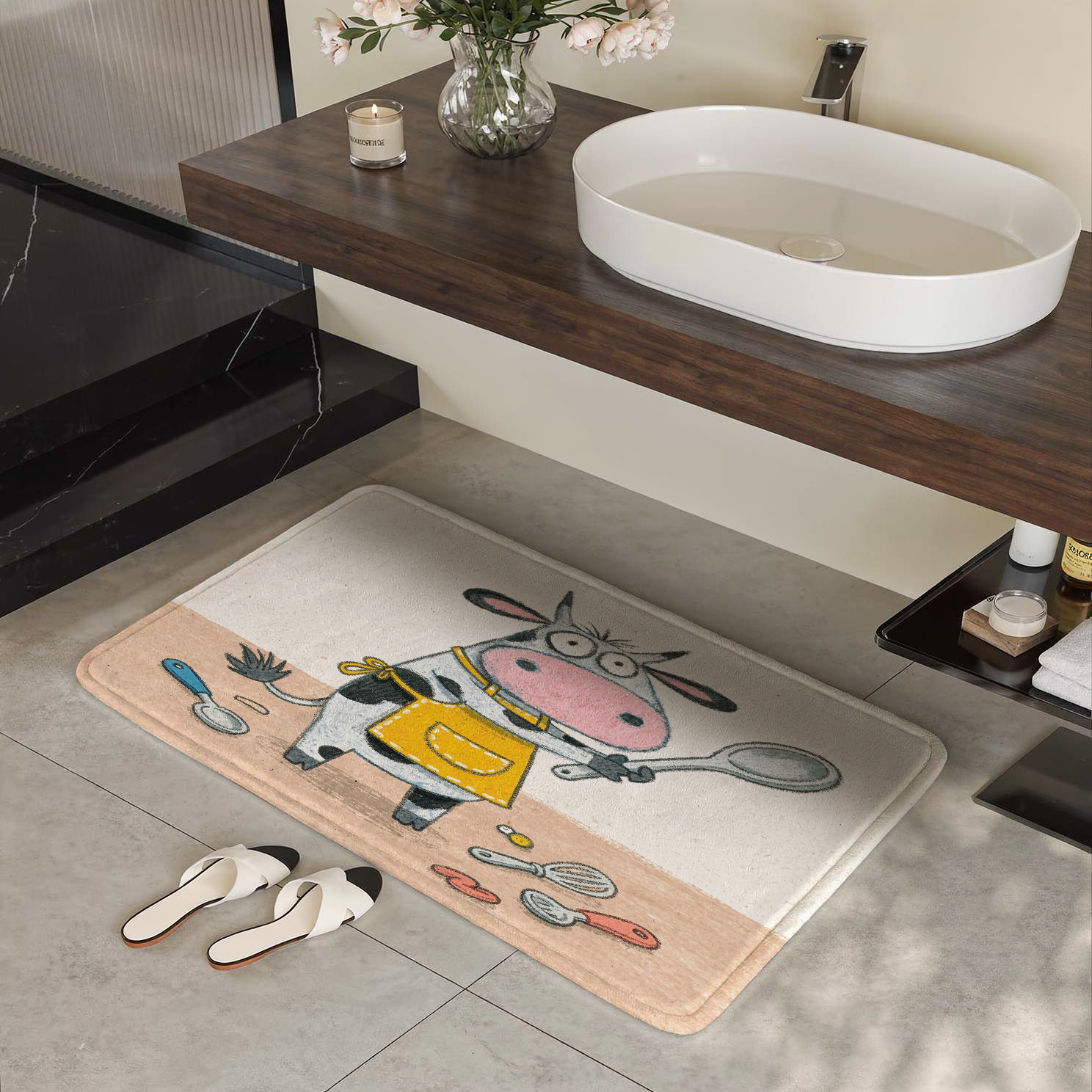 Adorable Cartoon Pig Kitchen U - Adorable Home Bathroom Ideas 评论和价格