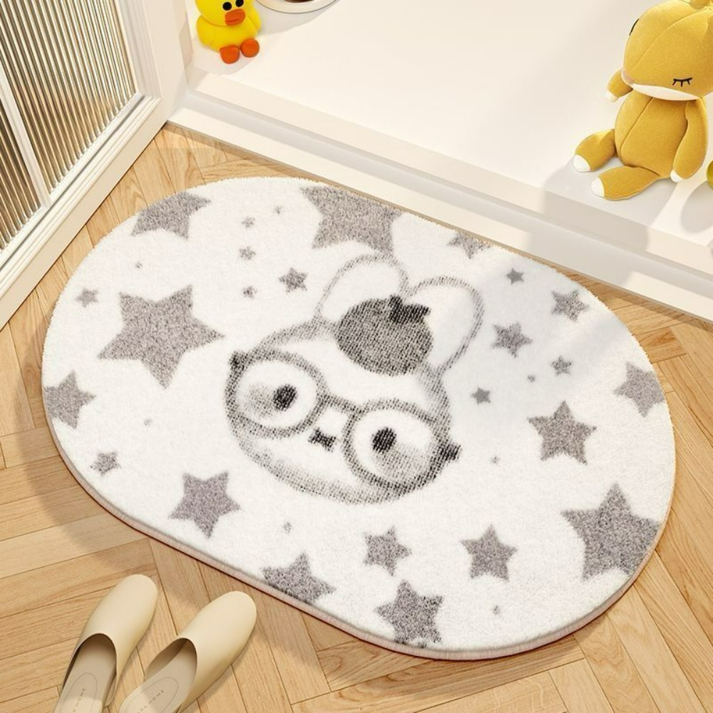 Miffy Cartoon Floor Mat Soft I - Home Goods Bathroom Decor 评论和价格