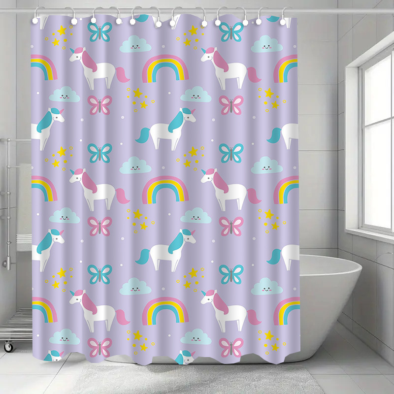 Cute Sleeping Cats Shower Curt - Home Bathroom Design Ideas 评论和价格
