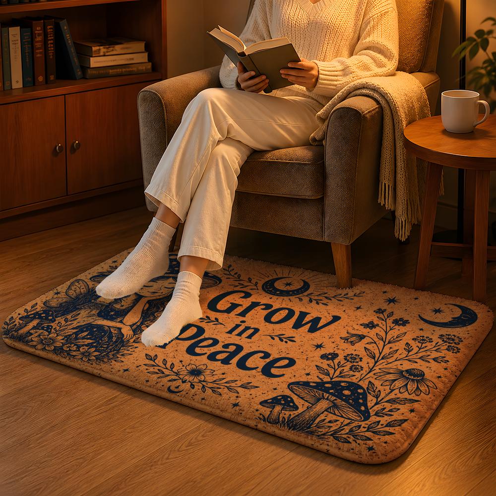 Celestial Good Vibes Floor Mat - Home Goods Bathroom Decor 评论和价格