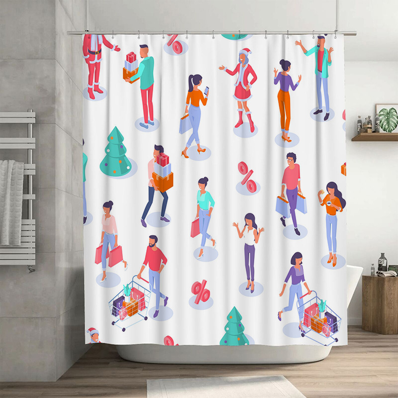 TU Shopping Lovers Shower Curt - Home Bathroom Design Ideas 评论和价格