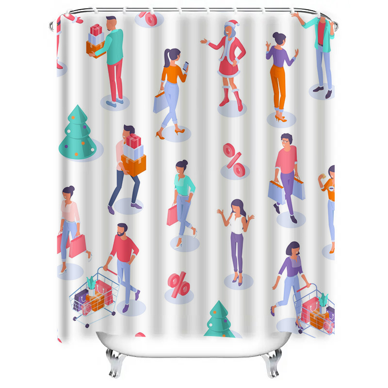 TU Shopping Lovers Shower Curt - Home Bathroom Design Ideas 评论和价格