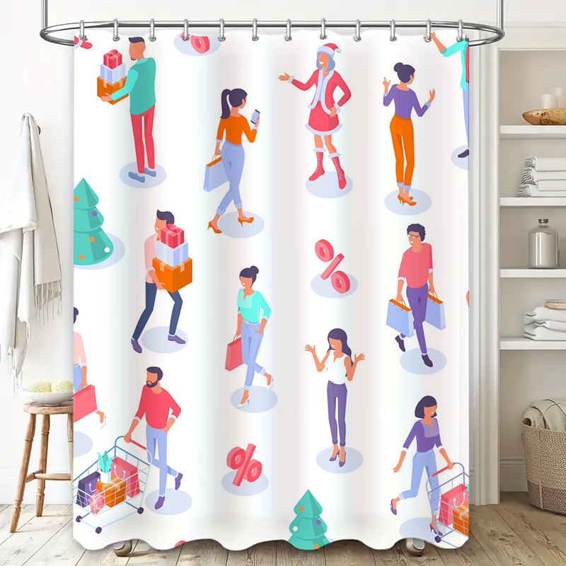 TU Shopping Lovers Shower Curt - Home Bathroom Design Ideas 评论和价格
