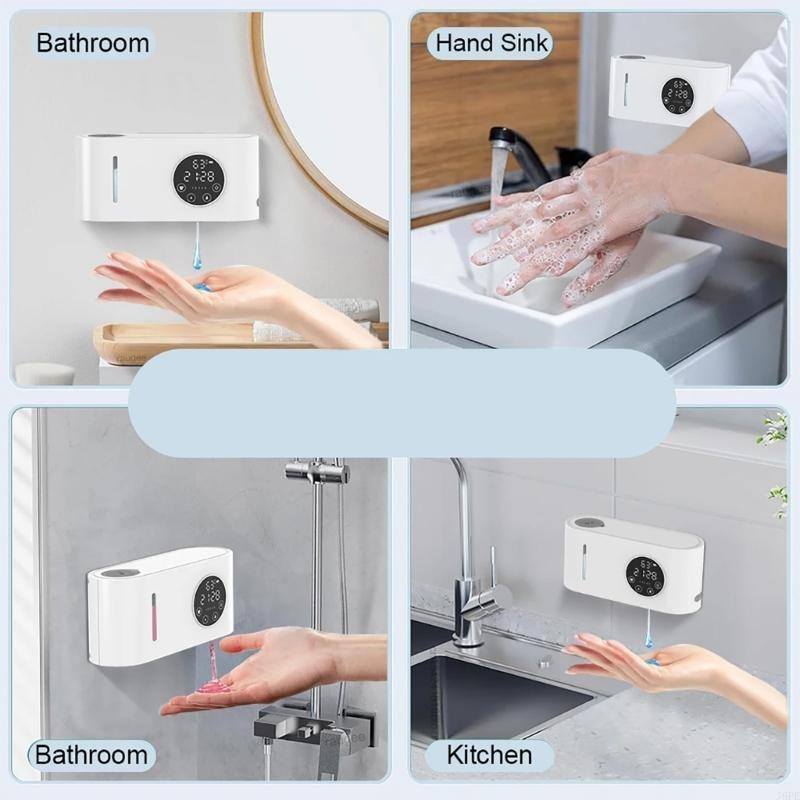 J6PE USB Rechargeable Touchles - Home Bathroom Wall Soap Dispenser 评论和价格