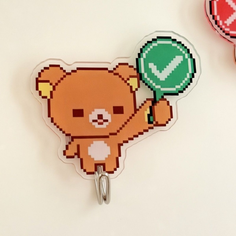 Cute Rilakkuma Adhesive Hooks  - Home Goods Bathroom Decor 评论和价格
